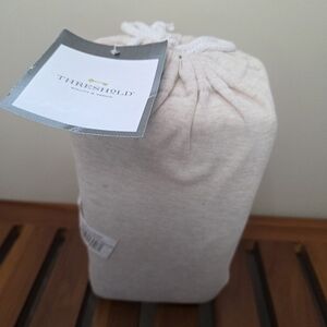 Threshold Soft Cream Standard Pillow Cases 21in x 31in 2 Pack Set NEW